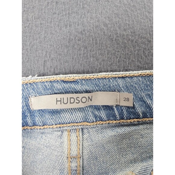 Hudson Jeans Womens 28 Remi Obsession High Rise Straight Distressed Raw Hem - Picture 9 of 13